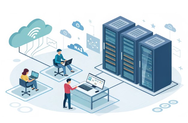 Enterprise NAS storage system with connected devices