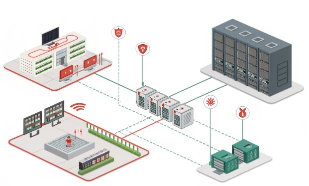 DDoS防护架构图 DDoS防护架构图