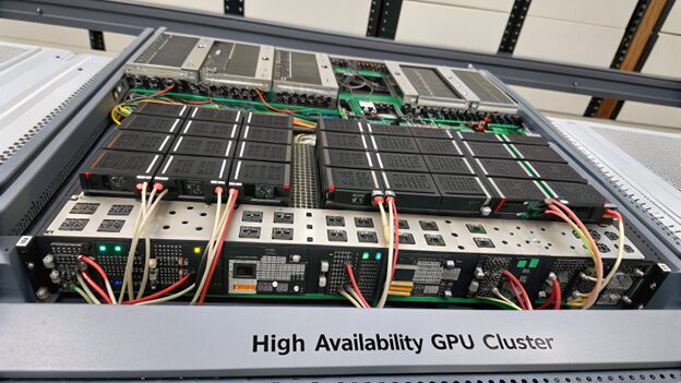高可用GPU集群架构示意图 高可用GPU集群架构示意图