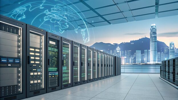 Hong Kong server rack connected to streaming platforms Hong Kong server rack connected to streaming platforms