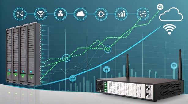 固定与计量带宽成本比较图表
