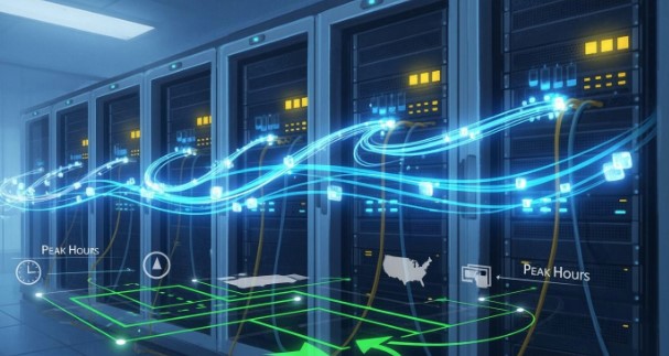 美國專用伺服器尖峰封包遺失優化圖