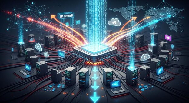 IP Transit 作为全球网络流量枢纽