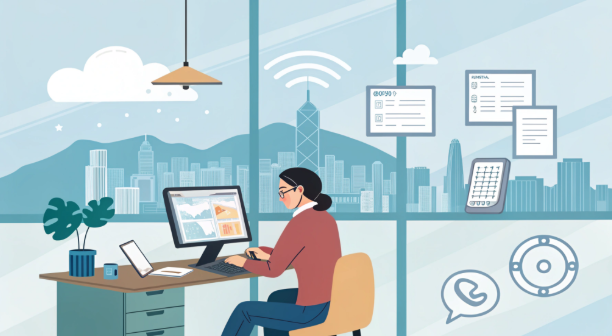 Diagram showing remote workflow, permissions, and file editing on a Hong Kong server