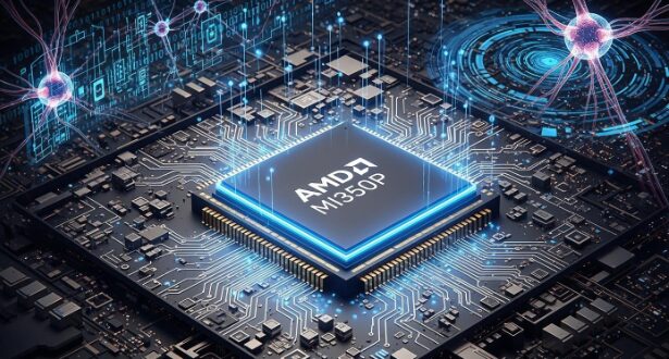 AMD MI350P PCIe card for enterprise AI AMD MI350P PCIe card for enterprise AI
