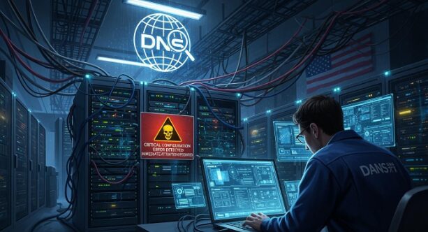 Diagram of fixing external DNS on US servers Diagram of fixing external DNS on US servers