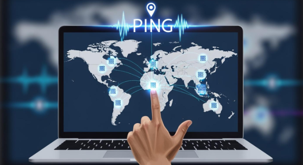 世界地图显示各国服务器 ping 延迟