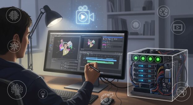 GPU server for AI art and video tasks GPU server for AI art and video tasks