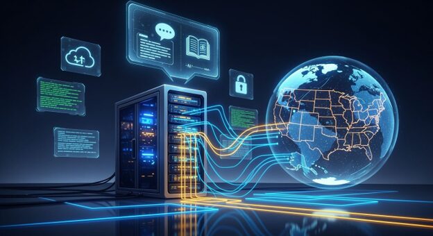 AI 聊天助理與知識庫部署在美國伺服器 AI 聊天助理與知識庫部署在美國伺服器