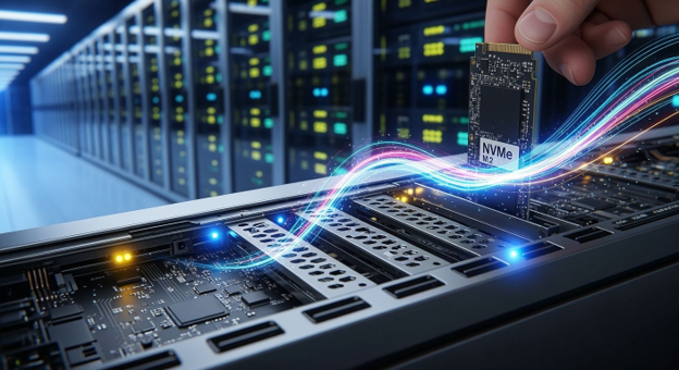 美国服务器采用 NVMe SSD 系统盘 美国服务器采用 NVMe SSD 系统盘