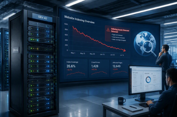 Website indexing drop after server IP change Website indexing drop after server IP change