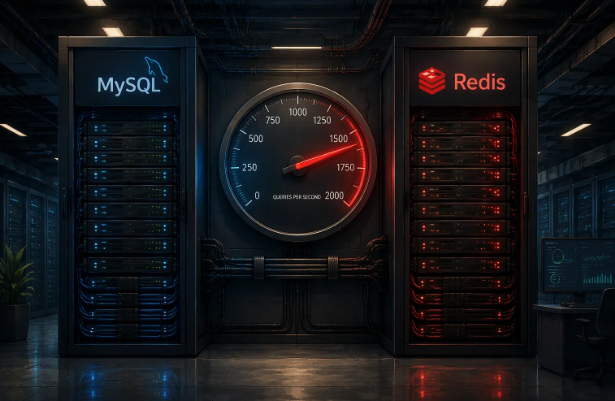 Redis and MySQL server performance comparison Redis and MySQL server performance comparison