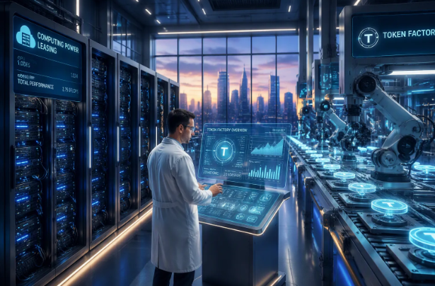 2026 年算力租赁转型 Token 工厂示意图 2026 年算力租赁转型 Token 工厂示意图