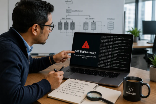 Nginx 502 Bad Gateway 错误画面 Nginx 502 Bad Gateway 错误画面